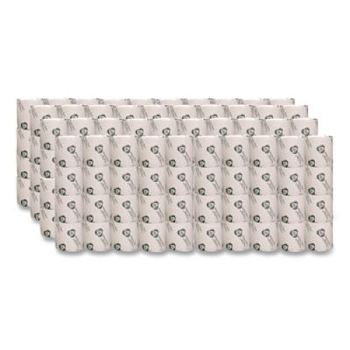 Eco Green Recycled Two-Ply Standard Toilet Paper, Septic Safe, White, 600 Sheets/Roll, 48 Rolls/Carton (EBW680)