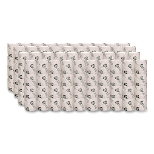 Eco Green Recycled Two-Ply Standard Toilet Paper, Septic Safe, White, 550 Sheets/Roll, 80 Rolls/Carton (EB8543)