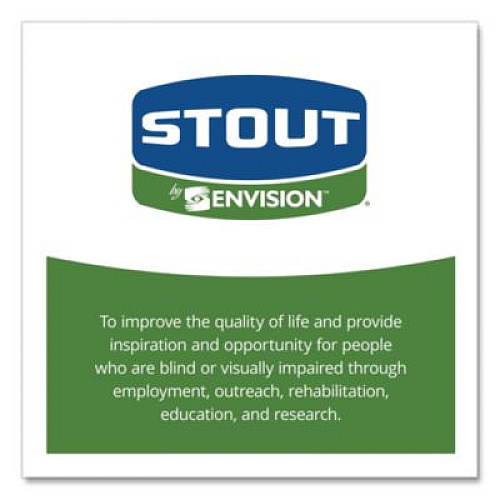 Stout by Envision EcoSafe-6400 Bags, 48 gal, 0.85 mil, 42" x 48", Green, 40/Box (E4248E85)