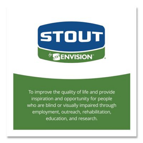 Stout by Envision Controlled Life-Cycle Plastic Trash Bags, 33 gal, 1.1 mil, 33" x 40", Green, 40/Box (G3340E11)
