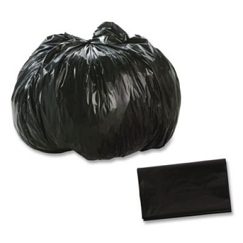 Stout by Envision Total Recycled Content Plastic Trash Bags, 10 gal, 1 mil, 24" x 24", Black/Brown, 250/Carton (T2424B10)