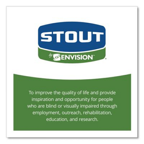 Stout by Envision Total Recycled Content Plastic Trash Bags, 30 gal, 1.3 mil, 30" x 39", Black/Brown, 100/Carton (T3039B13)