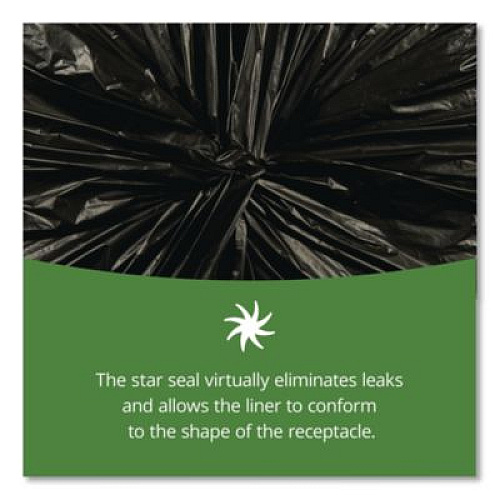 Stout by Envision Insect-Repellent Trash Bags, 45 gal, 2 mil, 40" x 45", Black, 65/Box (P4045K20)