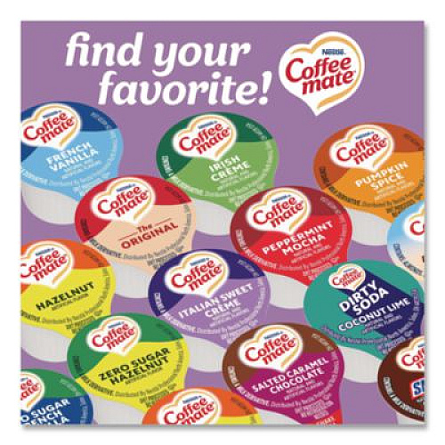 Coffee mate Bulk Liquid Coffee Creamer, Italian Sweet Cream, 0.38 oz Mini Cups, 180/Carton (21108)