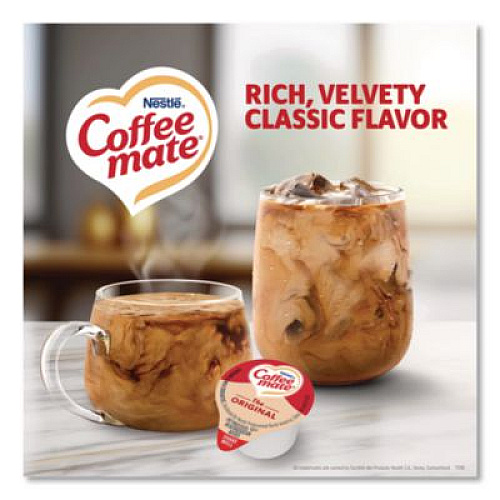 Coffee mate Liquid Coffee Creamer, Original, 0.38 oz Mini Cups, 360/Carton (35010)