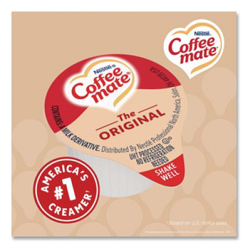 Coffee mate Liquid Coffee Creamer, Original, 0.38 oz Mini Cups, 360/Carton (35010)