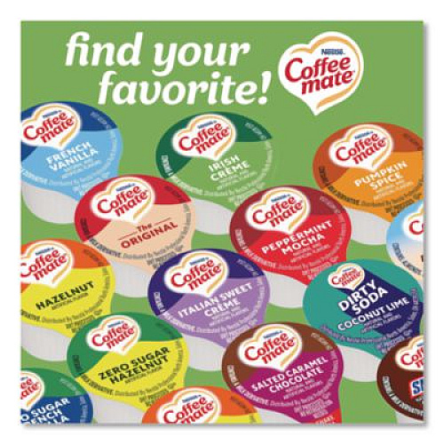 Coffee mate Bulk Liquid Coffee Creamer, Irish Cream, 0.38 oz Mini Cups, 180/Carton (35012)