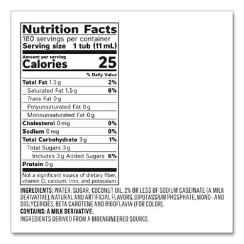 Coffee mate Bulk Liquid Coffee Creamer, Irish Cream, 0.38 oz Mini Cups, 180/Carton (35012)