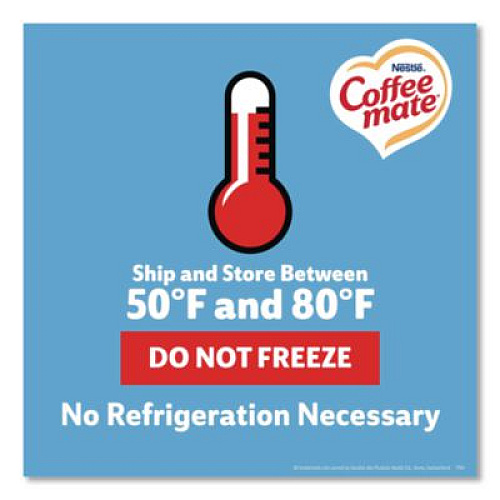 Coffee mate Liquid Coffee Creamer, French Vanilla, 0.38 oz Mini Cups, 180/Carton (35070)