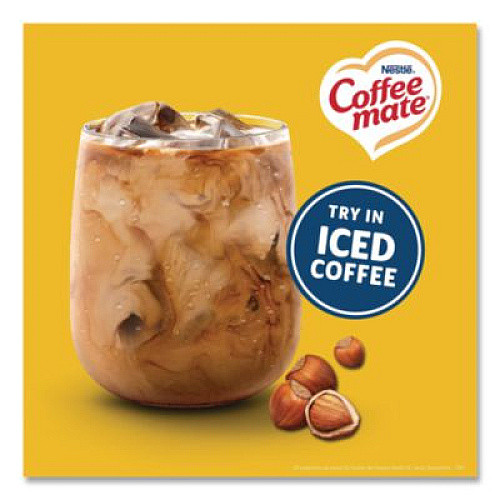 Coffee mate Liquid Coffee Creamer, Hazelnut, 0.38 oz Mini Cups, 180/Carton (35080)