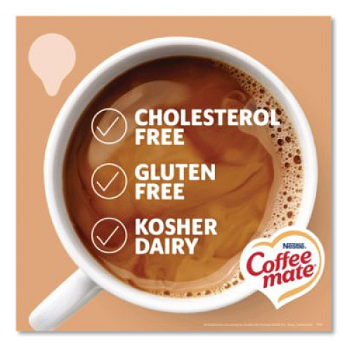 Coffee mate Bulk Liquid Coffee Creamer, Vanilla Caramel, 0.38 oz Mini Cups, 180/Carton (63338)