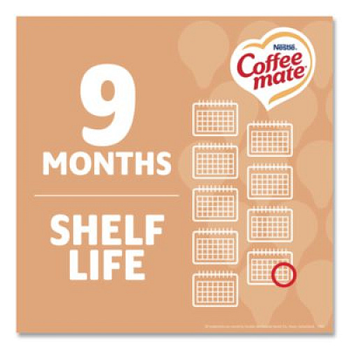 Coffee mate Bulk Liquid Coffee Creamer, Vanilla Caramel, 0.38 oz Mini Cups, 180/Carton (63338)
