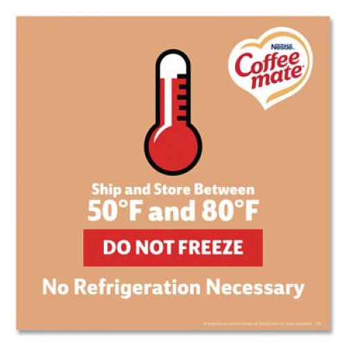 Coffee mate Bulk Liquid Coffee Creamer, Vanilla Caramel, 0.38 oz Mini Cups, 180/Carton (63338)
