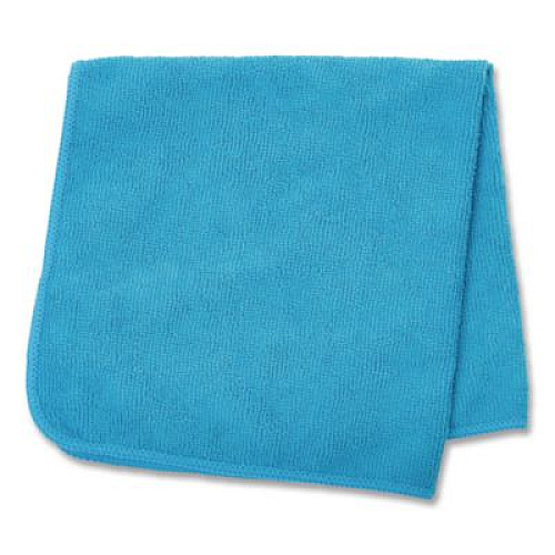 Rubbermaid Commercial Microfiber Cleaning Cloths, 12 x 12, Blue, 24/Pack (1820579)