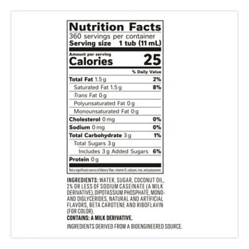 Coffee mate Liquid Coffee Creamer, French Vanilla, 0.38 oz Mini Cups, 360/Carton (48978)