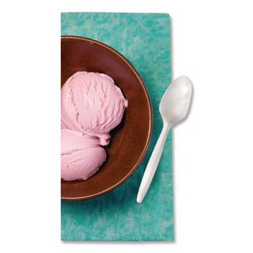 Berkley Square Mediumweight Polypropylene Cutlery, Spoon, Plastic, White, 1,000/Carton (1013000)