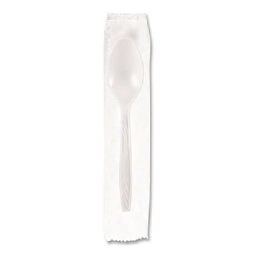 Berkley Square Elegant Dinnerware Heavyweight Cutlery Assortment, Heavyweight, (120) Forks/(80) Spoons/(40) Knives, Plastic, White, 240/Box (90191)