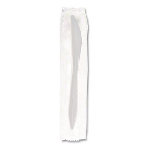 Berkley Square Elegant Dinnerware Heavyweight Cutlery Assortment, Heavyweight, (120) Forks/(80) Spoons/(40) Knives, Plastic, White, 240/Box (90191)