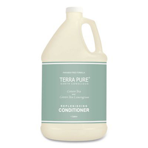 Diversified Hospitality Solutions Terra Pure Conditioner Gallon, Green Tea Lemongrass Scent, 1 gal Bottle, 4/Carton (002256)