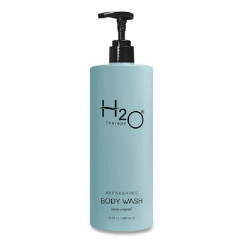 Diversified Hospitality Solutions H2O Therapy Body Wash Air Pump, White Tea and Lemongrass Scent, 16.23 oz Bottle, 12/Carton (259829)