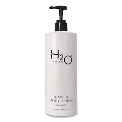 Diversified Hospitality Solutions H2O Therapy Body Lotion Air Pump, 16.23 oz Bottle, White Tea and Lemongrass Scent, 12/Carton (259836)