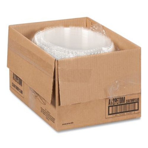 WNA Caterline Dome Lids, 12" Diameter x 2.75" h, Clear, Plastic, 25/Carton (A12PETDM)