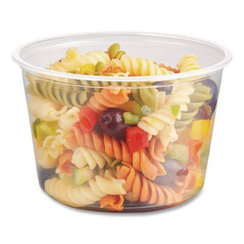 WNA Deli Containers, 16 oz, Clear, Plastic, 50/Pack, 10 Packs/Carton (APCTR16)