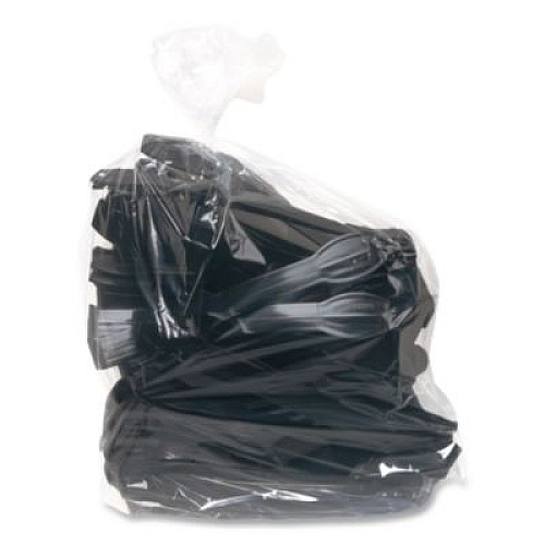 WNA Caterline Tongs, Plastic, 9", Black, 48/Carton (A7TSBL)