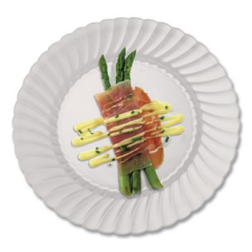 WNA Classicware Plates, Plastic, 6" dia, Clear, 18/Bag, 10 Bags/Carton (CW6180)
