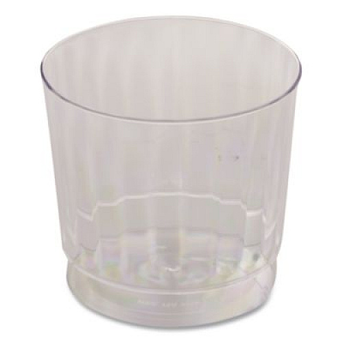 WNA Classicware Tumblers, Rocks Glass, 9 oz, Plastic, Clear, 16/Bag, 15 Bag/Carton (RSCCR91516)