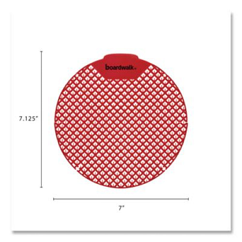 Boardwalk Urinal Screen, Cherry Scent, Red, 1.8 oz, Dozen (1008)