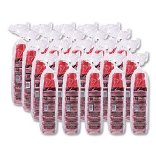 Dart SOLO Party Plastic Cold Drink Cups, 16 oz, Red, 50/Bag, 20 Bags/Carton (P16R)