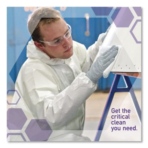 Kimtech SCOTTPURE Critical Task Wipers, 1/4 Fold, 12 x 15, White, 100/Box, 4/Carton (06121)