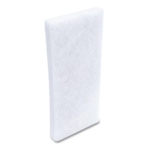 Boardwalk Fine Grade Utility Pad, 4.62 x 10, White, 10/Carton (401B)