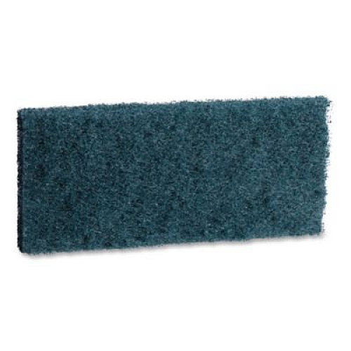 Boardwalk Medium-Duty Scrub Pad, 4.62 x 10, Blue, 10/Carton (402B)