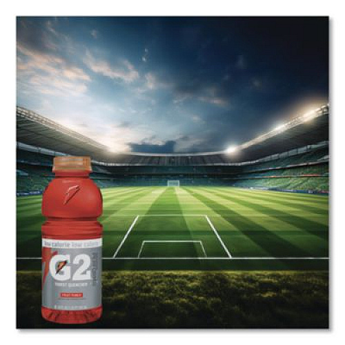 Gatorade G2 Perform 02 Low-Calorie Thirst Quencher, Fruit Punch, 20 oz Bottle, 24/Carton (04053)