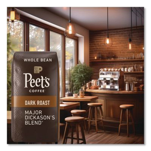 Peet's Coffee & Tea Bulk Coffee, Major Dickason's Blend, Whole Bean, 1 lb Bag (500705)