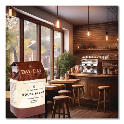 Day to Day Coffee 100% Pure Coffee, House Blend, Ground, 28 oz Bag, 3/Pack (33750)