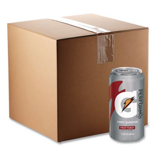 Gatorade Thirst Quencher Can, Fruit Punch, 11.6oz Can, 24/Carton (30903)