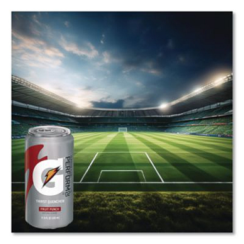 Gatorade Thirst Quencher Can, Fruit Punch, 11.6oz Can, 24/Carton (30903)
