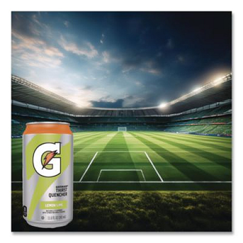 Gatorade Thirst Quencher Can, Lemon-Lime, 11.6oz Can, 24/Carton (00901)