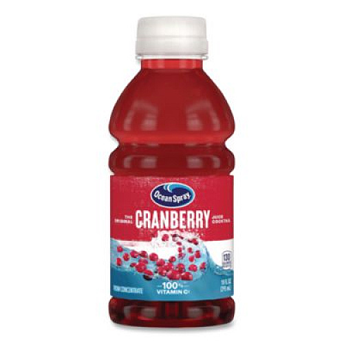 Ocean Spray Cranberry Juice Cocktail, Cranberry, 10 oz Bottle, 24/Carton (22002661)