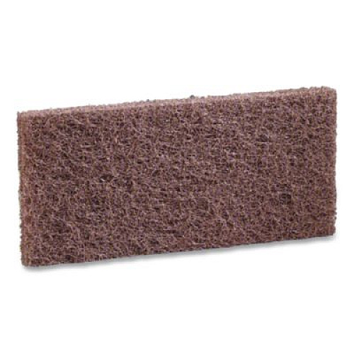 3M Doodlebug Utility Pad, 4.62 x 10, Brown, 10/Carton (08004B)