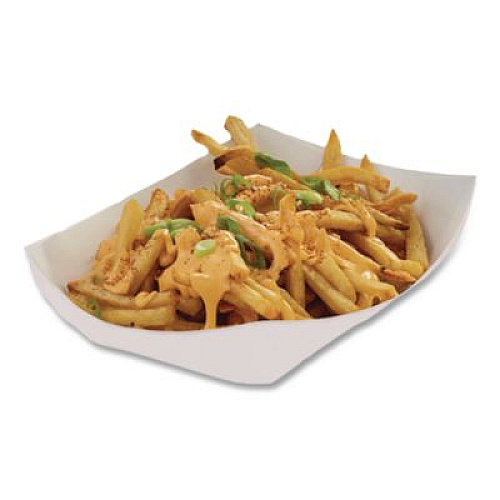 Pactiv Evergreen Paperboard Food Tray, #12 Beers Tray, 6 x 4 x 1.5, White, Paper, 300/Carton (23863)