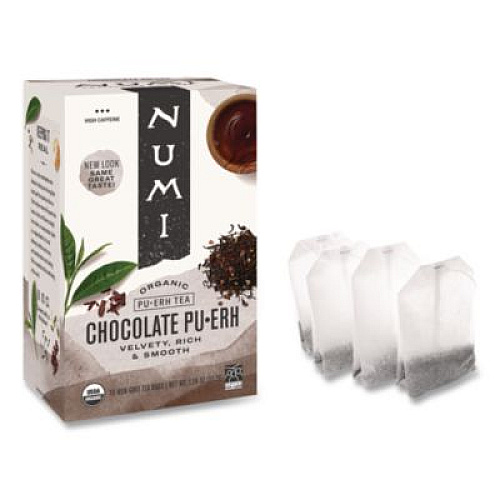 Numi Organic Tea, Chocolate Puerh, 16/Box (10360)