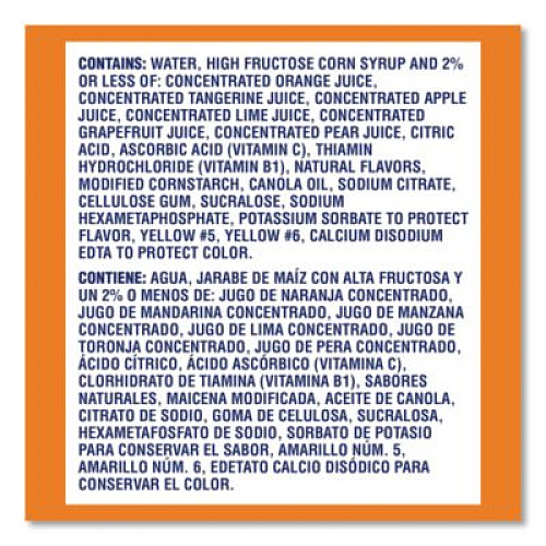 SUNNY D Tangy Original Sport Bottle, Orange, 11.3 oz Bottle, 30/Carton (22002659)