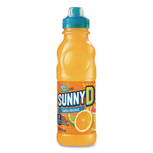 SUNNY D Tangy Original Sport Bottle, Orange, 11.3 oz Bottle, 30/Carton (22002659)