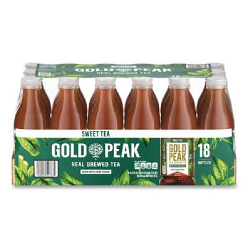 Gold Peak Sweet Black Tea Bottles, 16.9 oz Bottle, 18/Carton (22002678)