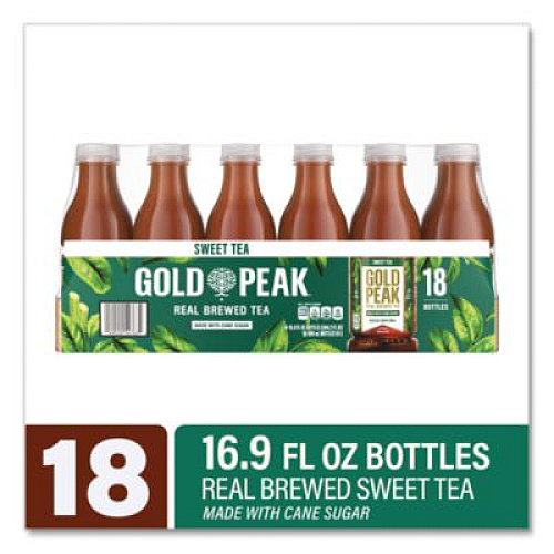 Gold Peak Sweet Black Tea Bottles, 16.9 oz Bottle, 18/Carton (22002678)
