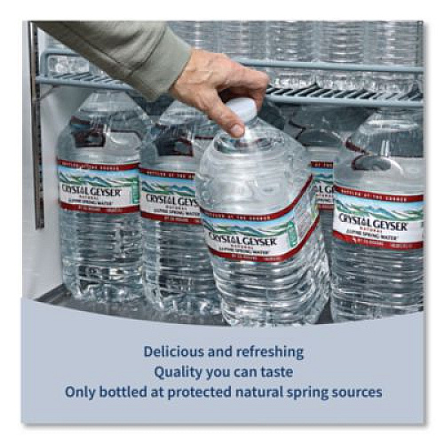 Crystal Geyser Alpine Spring Water, 1 Gal Bottle, 6/Carton (12514CT)